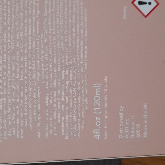 Gingerbread Reed Diffuser 4fl oz. NIB - Picture 2 of 3